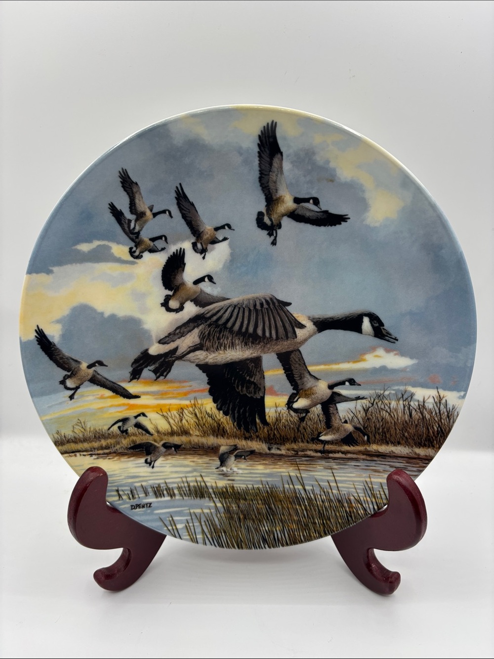 The Landing - Wings Upon the Wind Collection - Dominion China Ltd w/ COA #7176C
